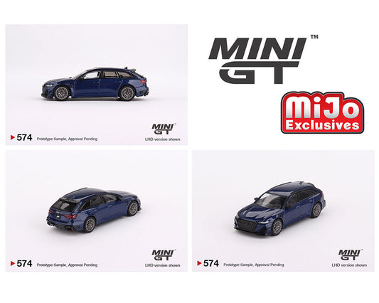 Mini GT 1:64 Audi ABT RS6-R – Navarra Blue Metallic