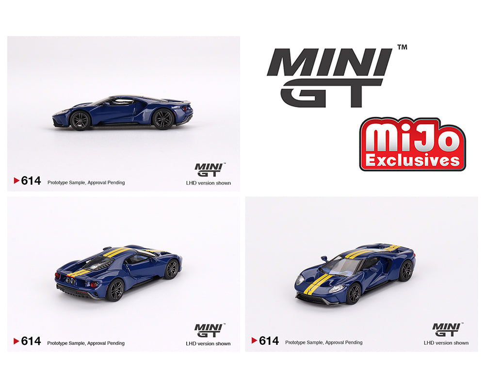 Mini GT 1:64 Ford GT Sunoco Blue – Mijo Exclusives