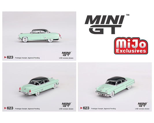 Mini GT 1:64 Lincoln Capri 1954 – Parklane Green / Bloomfield Green