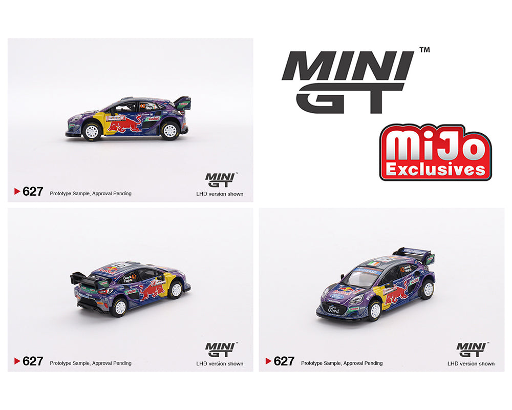 Mini GT 1:64 Ford Puma Rally1 #42 M-Sport Ford WRT – 2022 Rally Italia Sardegna 2nd Place