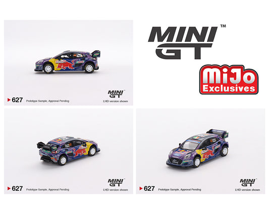 Mini GT 1:64 Ford Puma Rally1 #42 M-Sport Ford WRT – 2022 Rally Italia Sardegna 2nd Place