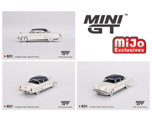 Mini GT 1:64 Lincoln Capri 1954 Arctic White