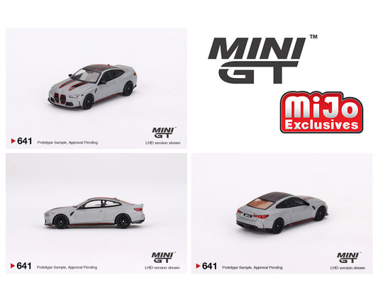 Mini GT 1:64 BMW M4 CSL (G82) – Frozen Brooklyn Grey Metallic