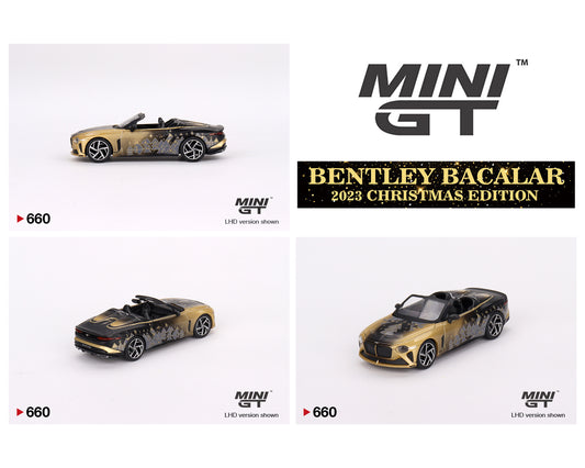 Mini GT 1:64 Bentley Mulliner Bacalar 2023 Navidad