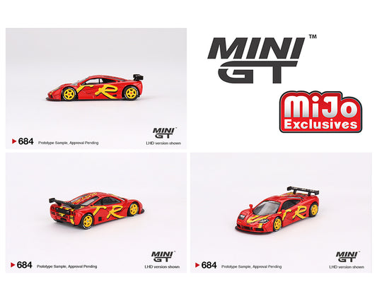 Mini GT 1:64 McLaren F1 GTR 1996 Presentation – MiJo Exclusives