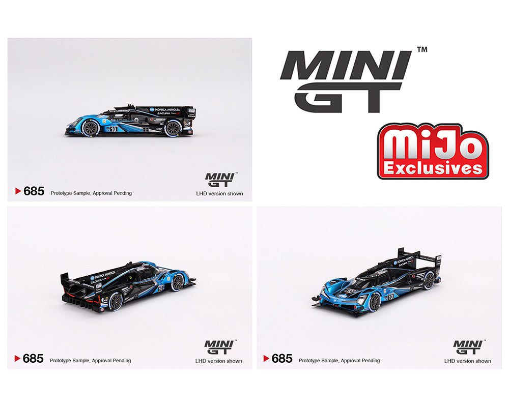 Mini GT 1:64 Acura ARX-06 GTP #10 No. 10 Konica Minolta Acura ARX-06 2023 IMSA