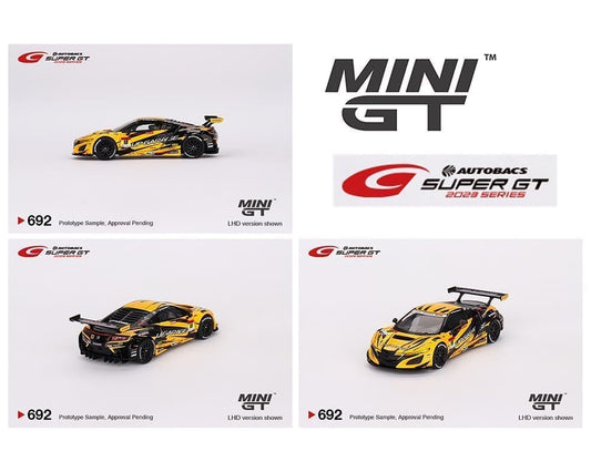 Mini GT 1:64 Japan Exclusive Honda NSX GT3 EVO22 #18 “UPGARAGE NSX GT3” TEAM UPGARAGE 2023 SUPER GT SERIES