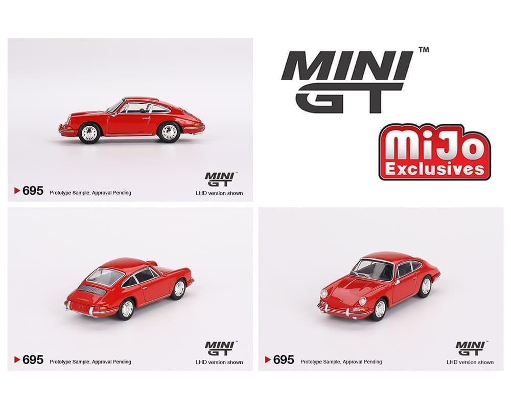 Mini GT Porsche 901 1963 - Signal Red #695