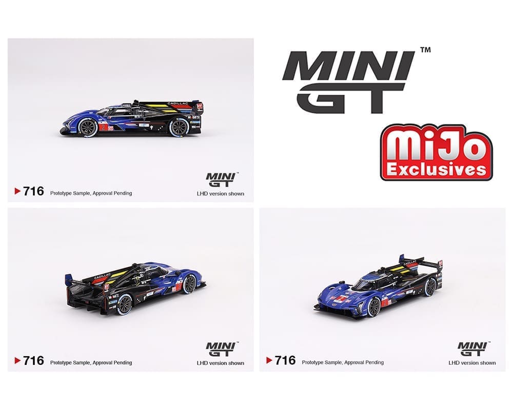 Mini GT 1:64 Cadillac V-Series.R #2 Cadillac Racing 2023 Le Mans 24 Hrs 3rd Place