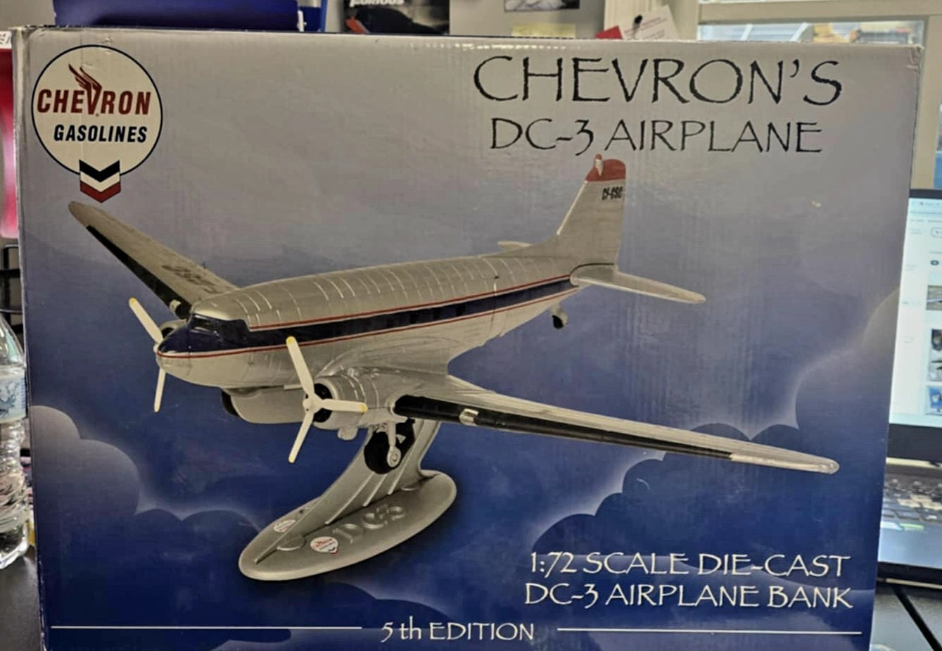 Racing Champions Chevron's DC-3 Airplane