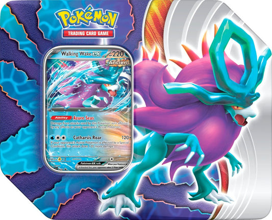 Pokemon Paradox Clash Tin Walking Wake EX