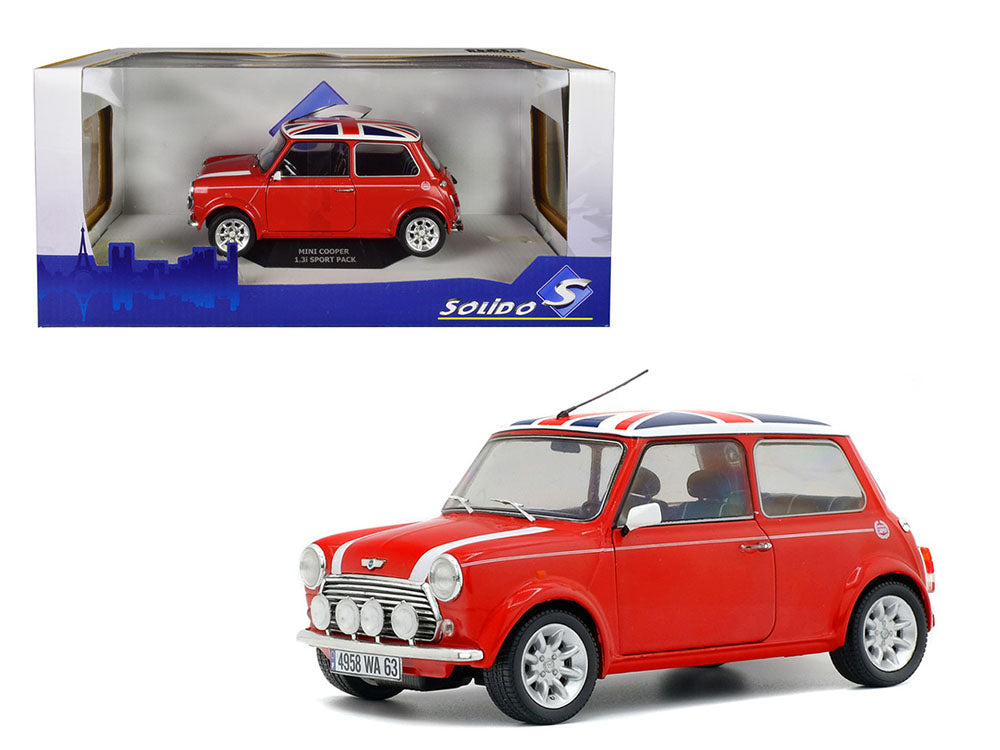 Solido 1:18 1997 Mini Cooper 1.3i Sport Pack – Red