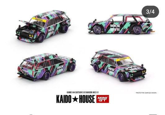 (Preorder) Kaido House Datsun 510 Wagon HKS KHMG144