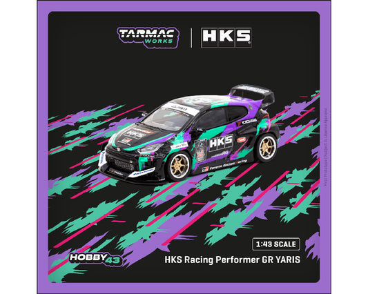 Tarmac Works 1:43 HKS Racing Performer GR YARIS – Hobby43