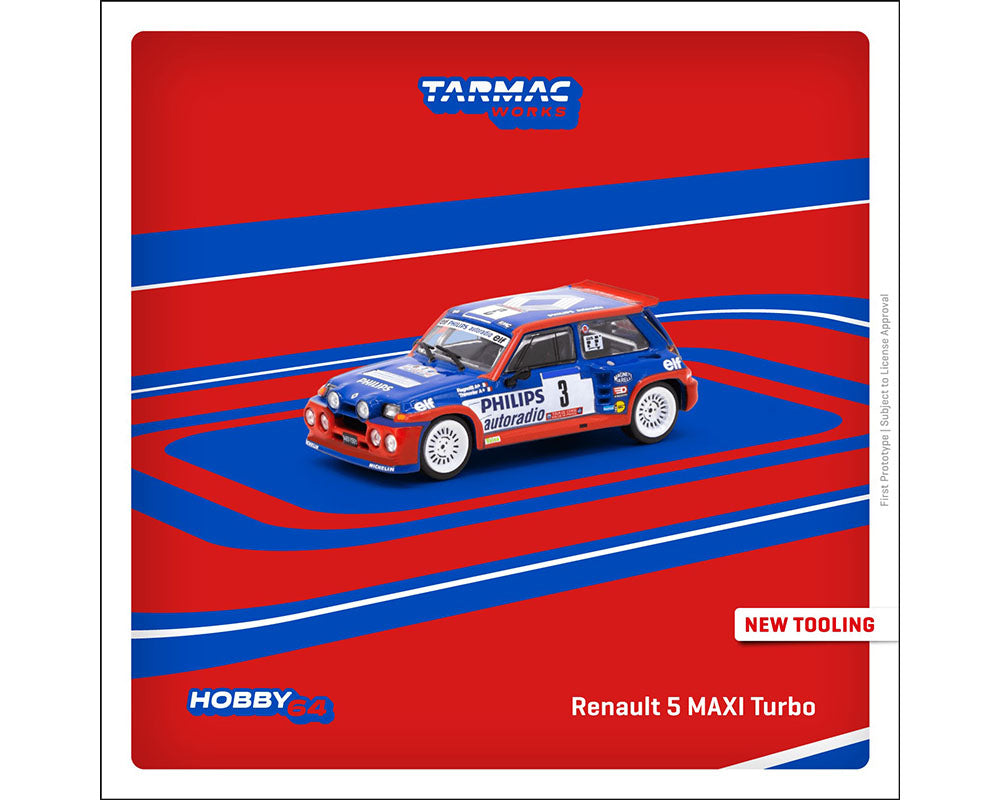 Tarmac Works 1:64 Renault 5 MAXI Turbo Tour de Corse