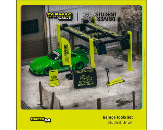 Tarmac Works 1:64 Garage Tools Set Student Driver