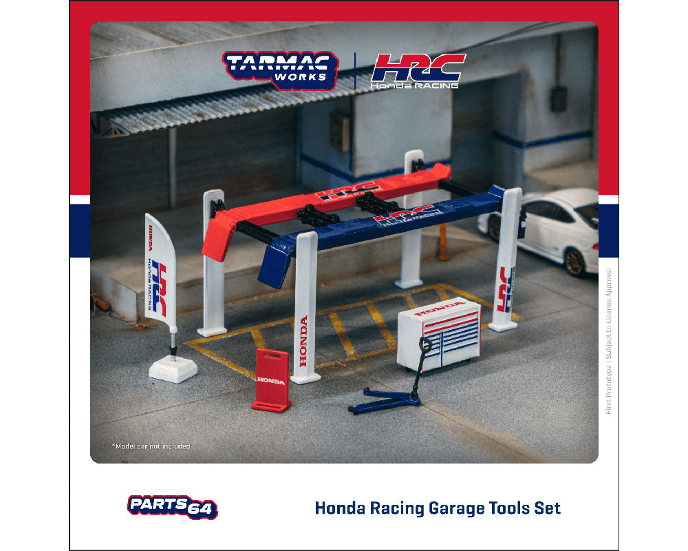 Tarmac Works 1:64 Garage Tools Set Honda Racing