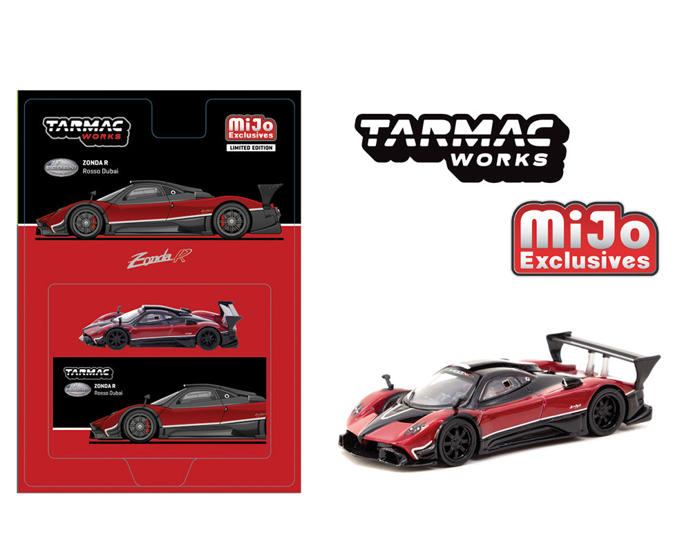 Tarmac Works 1:64 Pagani Zonda R – Rosso Dubai – Global64 – Mijo Exclusives