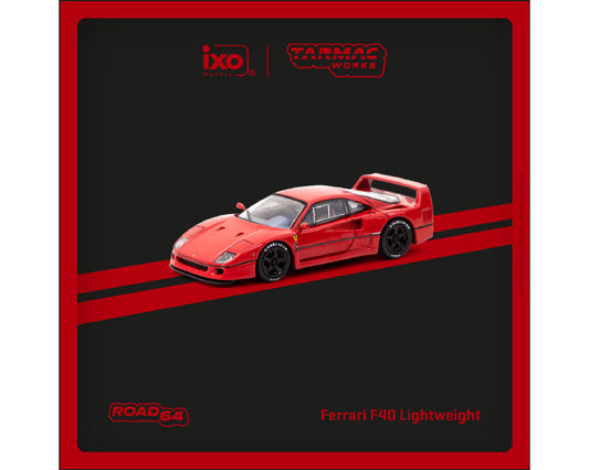 Tarmac Works 1:64 Ferrari F40 Lightweight – Red – Road64