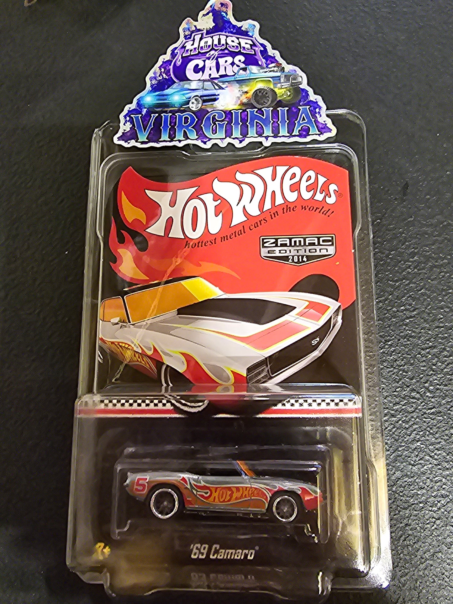 Hot Wheels RLC Zamac 69 Camaro 2014 Real Riders Loose Red Line Club RLC