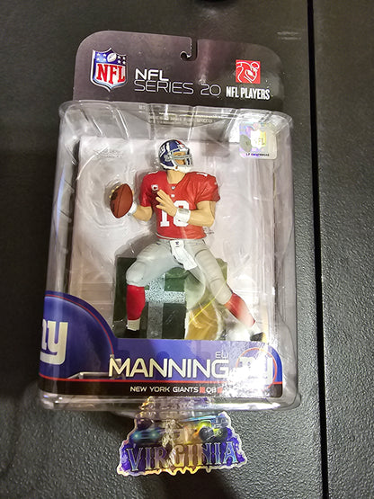 McFarlane Sports Picks ELI MANNING NY Giants Figure 2009 Series 20 RED VARIANT