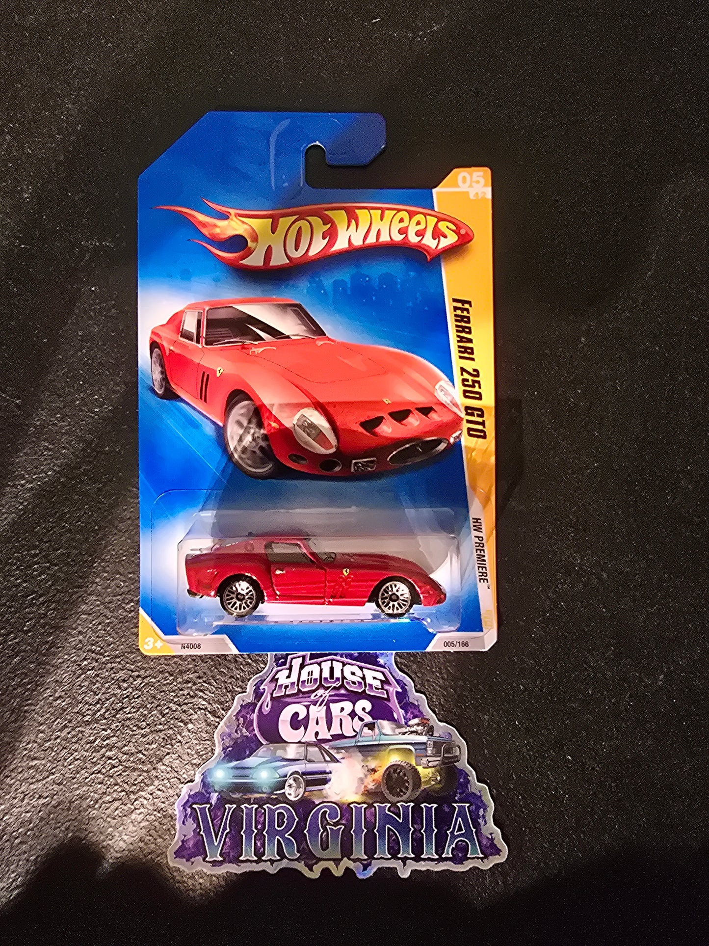 Hot Wheels Ferrari 250 GTO 2009 New Models E11 Mainline