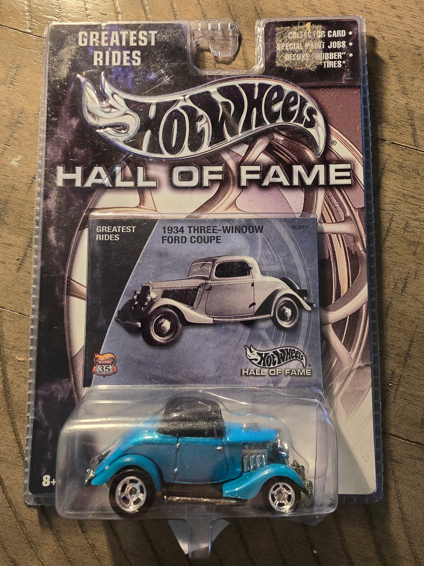 HOT WHEELS 2003 HALL OF FAME LEGENDS SERIES 1934 Three Window Ford Coupe