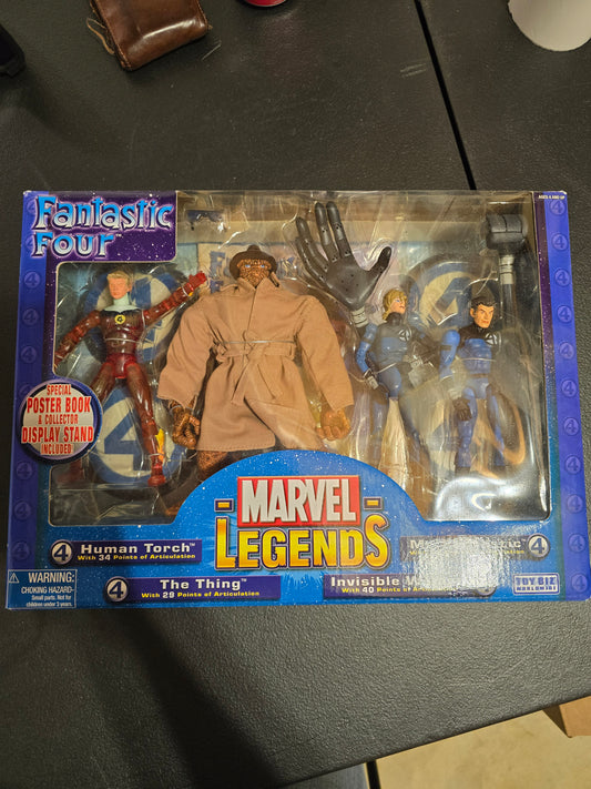 Marvel Legends Fantastic 4 Four Human Torch Thing Invisible Woman Mr. Fantastic