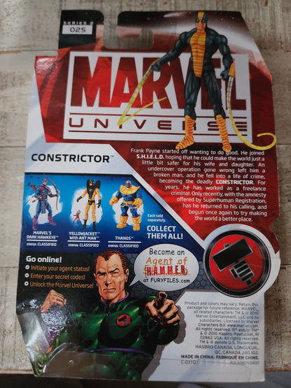 Marvel Universe 3.75 Constrictor Series 2 #25 Hasbro New NIP.