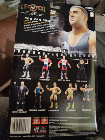 WWE CLASSIC SUPER STARS ROB VAN DAM LJN COLLECTOR SERIES 24 JAKKS 2009