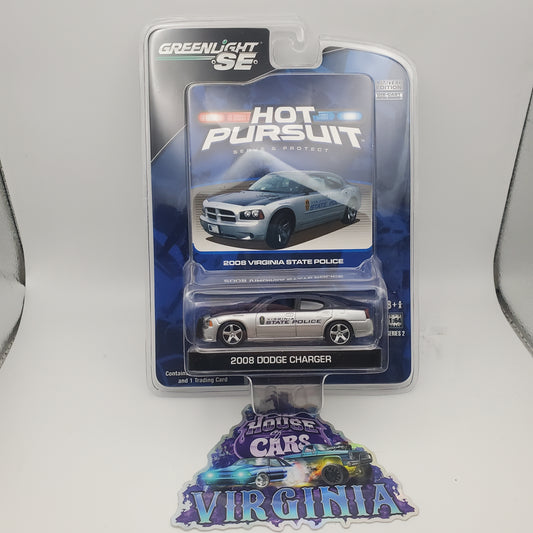 Greenlight Hot Pursuit 2008 Dodge Charger Virginia State Police