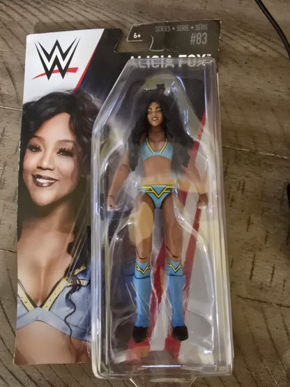 WWE WRESTLING BASIC SERIES #83 SUPERSTAR WRESTLER ALICIA FOX W/MONEY IN THE BANK