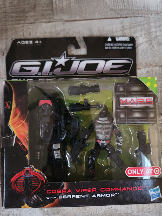 GI Joe Rise of Cobra Target Exclusive Cobra Viper Commando & Serpent Armor New Target Exlusive