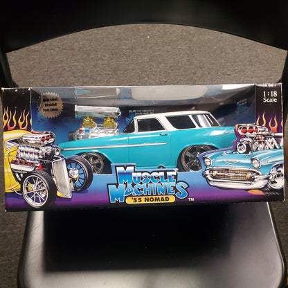 Muscle Machines '55 Nomad 1/18 Scale - Teal