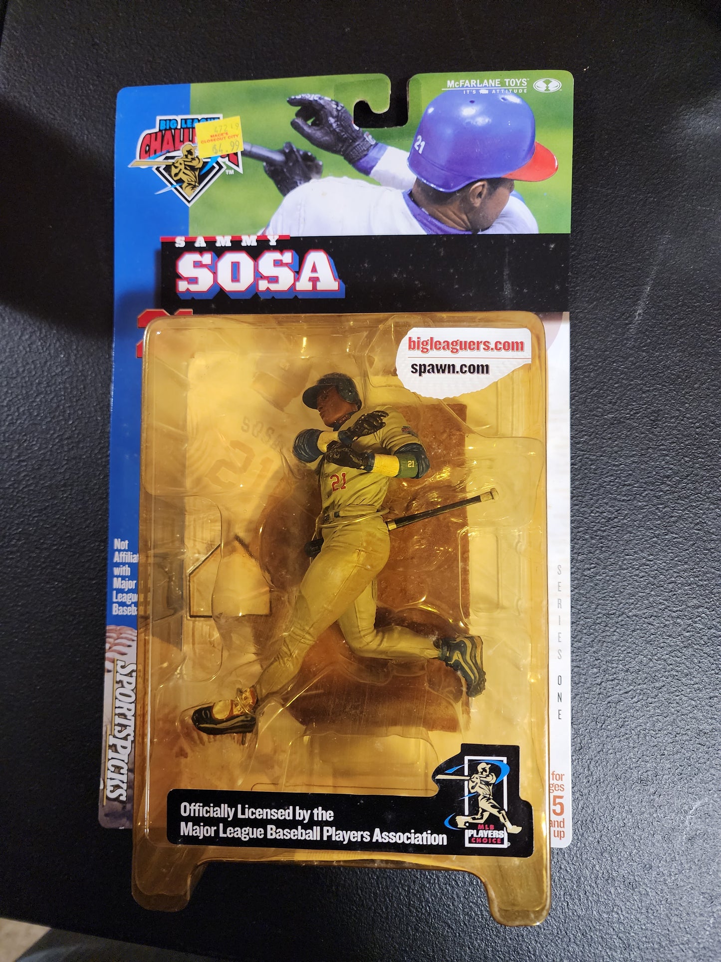 McFarlane's Sports Picks Sammy Sosa #21 Baseball Figure - NIB Big League