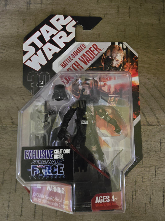 Star Wars Darth Vader 30th Anniversary Battle Damaged The Forced Unleashed