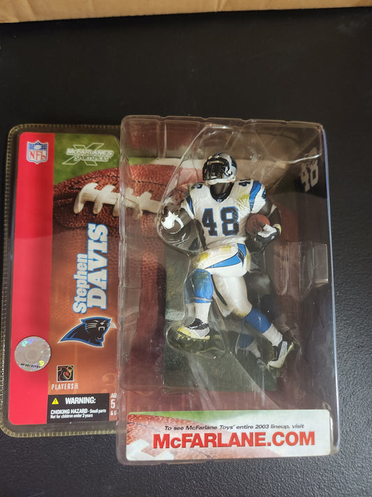 Stephen Davis Panthers Chase Figure NFL 2003