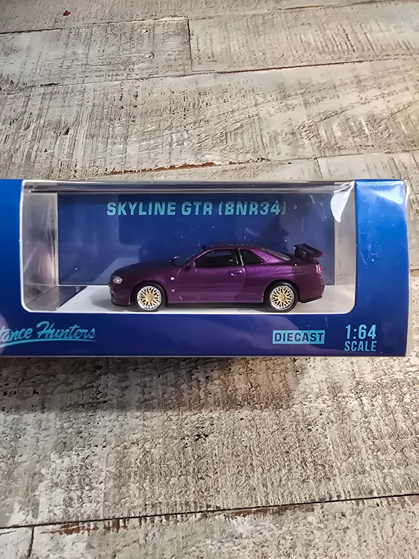 Stance Hunters Skyline GT-R (BNR34) (purple) International Diecast