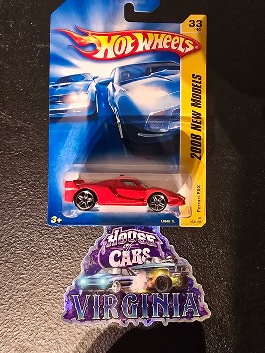 2008 Hot Wheels New Models Red Ferrari FXX