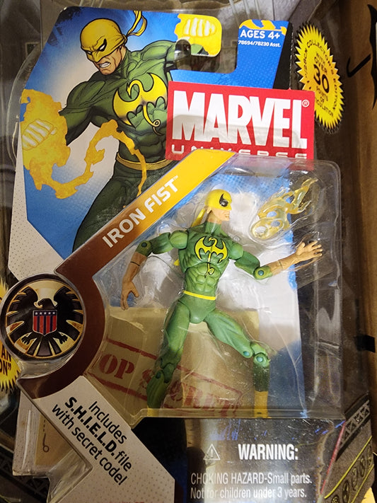 Marvel Universe Iron Fist 4" Action Figure #017 S.H.I.E.L.D. Brand New Sealed