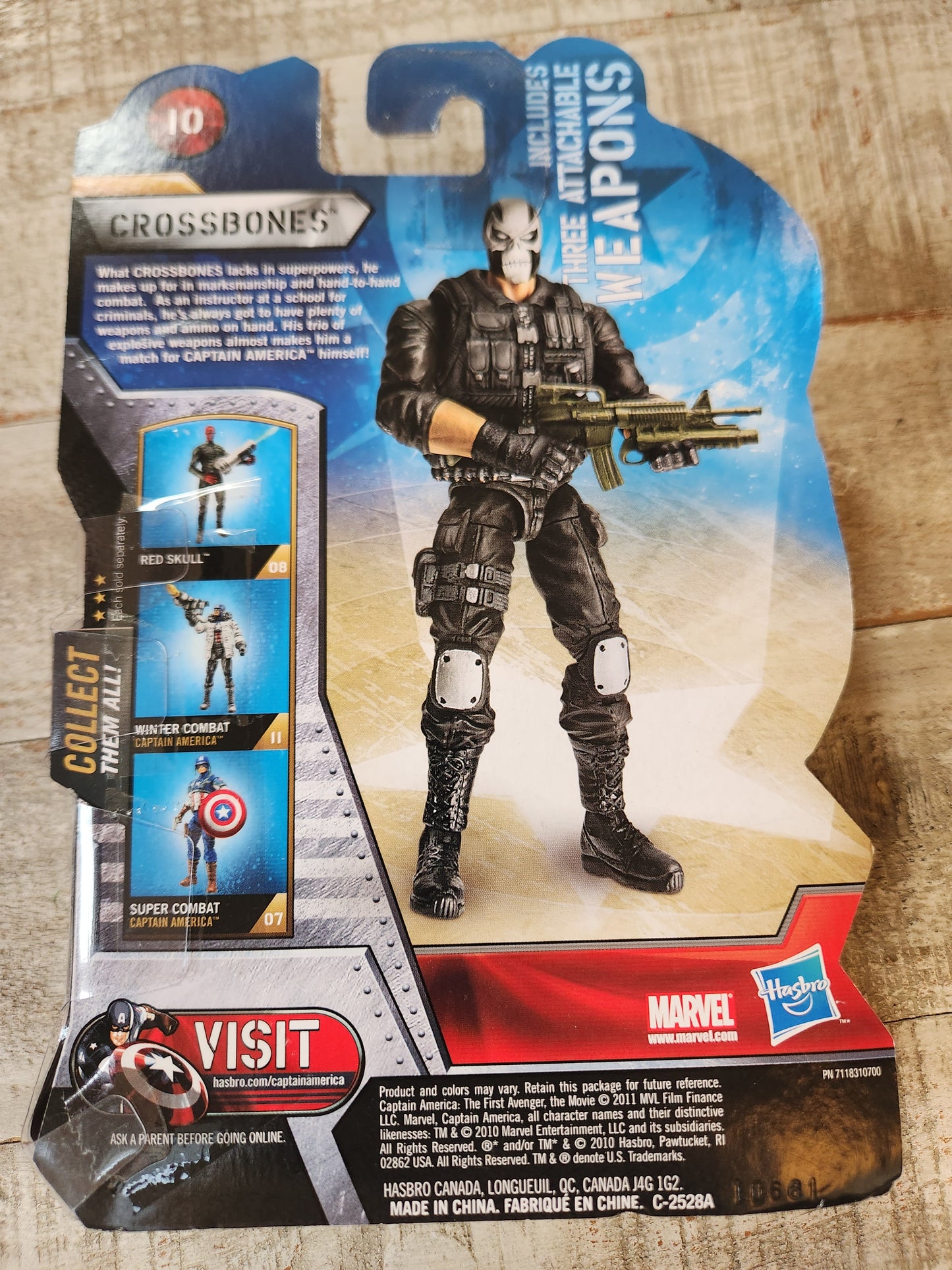 Marvel Captain America Movie Series Crossbones (2010) Hasbro 3.75 Inch