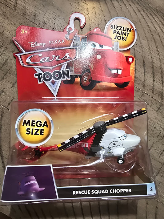 Disney/Pixar, Cars Toon "Rescue Squad Chopper" Mega Size, (#3), Mattel P7250,