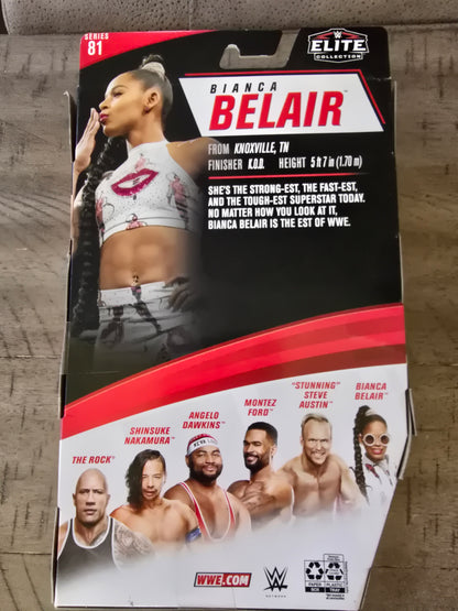 WWE Wrestling Elite Series 81 BIANCA BELAIR Action Figure Life Like details