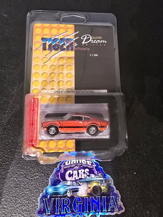 1:64 Ford Maverick Grabber Tiger Wheels Street Muscle Car 1 /100 VHTF