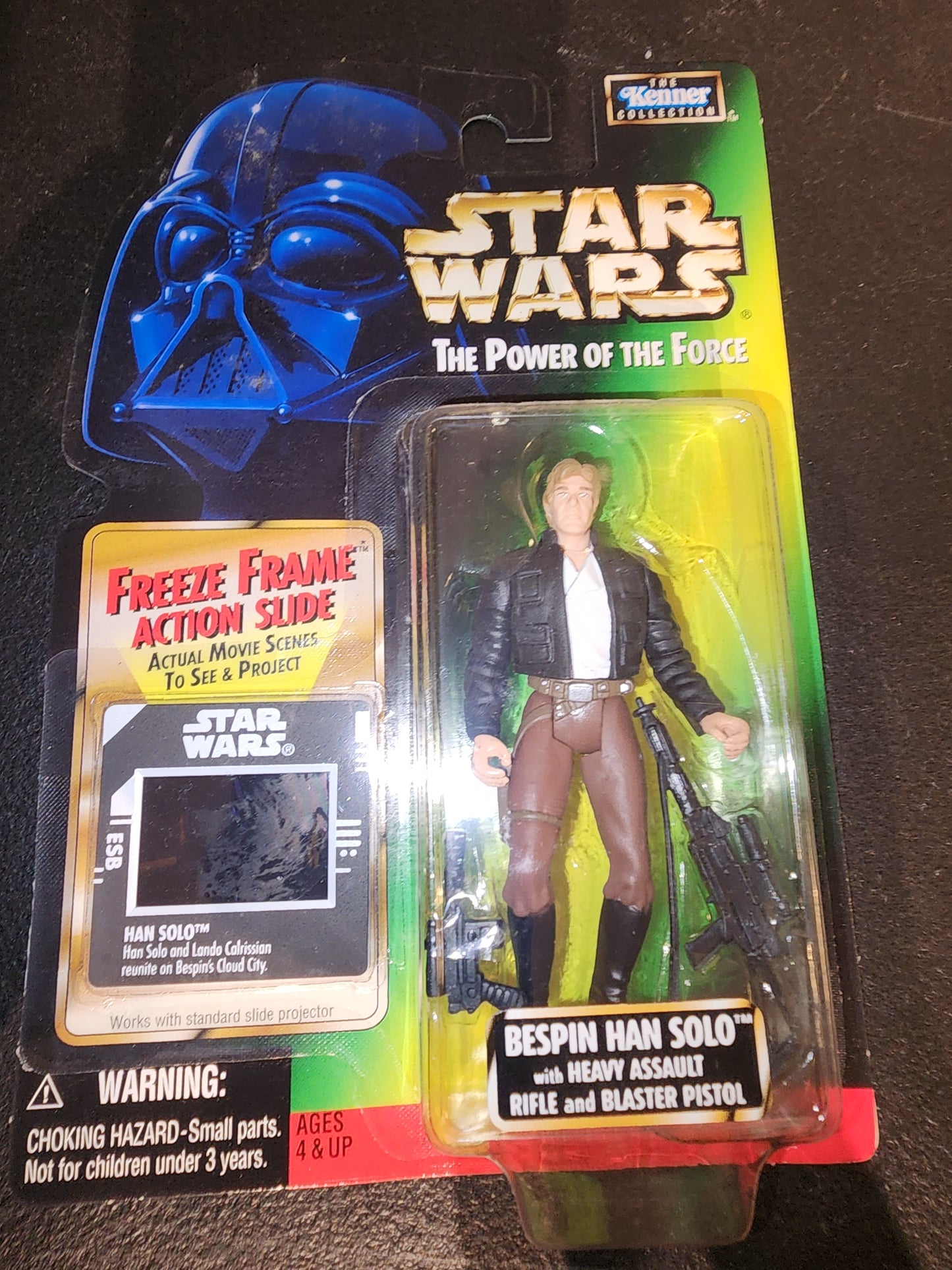 Bespin Han Solo 1997 STAR WARS Power of the Force POTF Freeze Frame Vintage