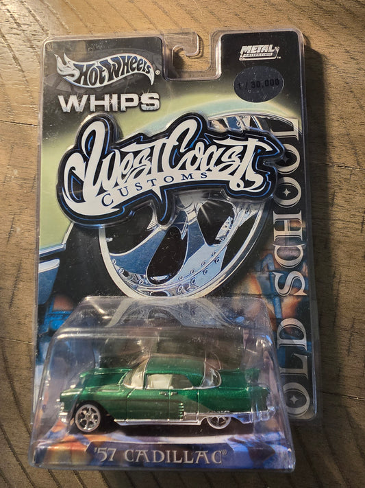 Hot Wheels Whips Custom Countach Aduana de la Costa Oeste 1/30000 Púrpura Nueva Escuela