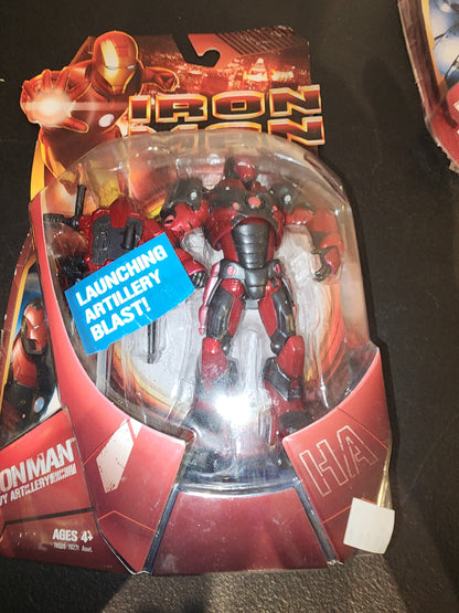 NEW IRON MAN HEAVY ARTILLERY ARMOR 2008 ACTION FIGURE 6" MARVEL AVENGERS! READ