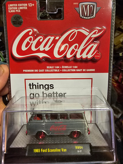 M2 Machines Coca-Cola 1965 Ford Econoline Van Limited Edition Collectable Series RAW