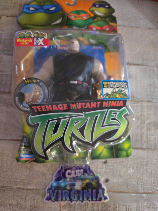 2003 TMNT Teenage Mutant Ninja Turtles Hun Action Figure Bad Card