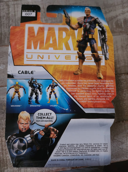 CABLE (X-MEN) MARVEL UNIVERSE 3.75" FIGURE SERIES 3 #007 BRAND NEW FAST SHIPPING